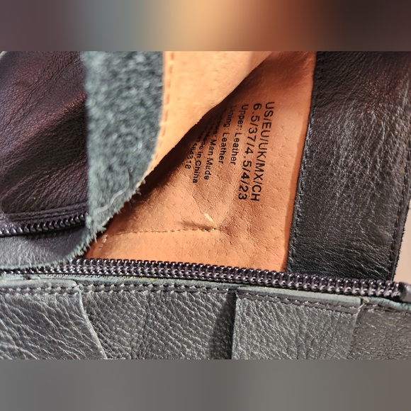 Gentle Souls By Kenneth Cole Best Of Moto Leather Ankle Black Booties Size 6.5 - Picture 8 of 9